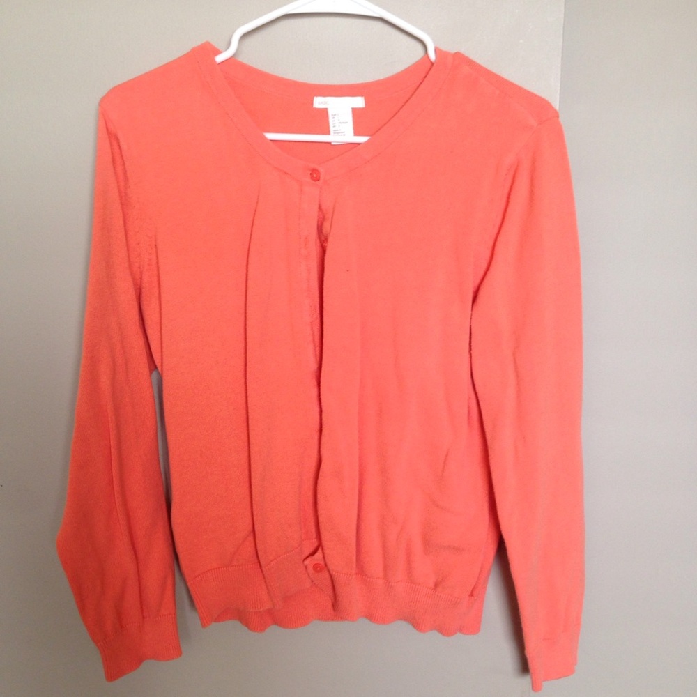 H&M Coral Cardigan